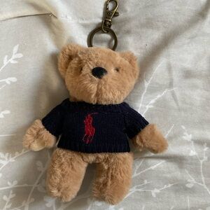 Polo plush bear key chain
